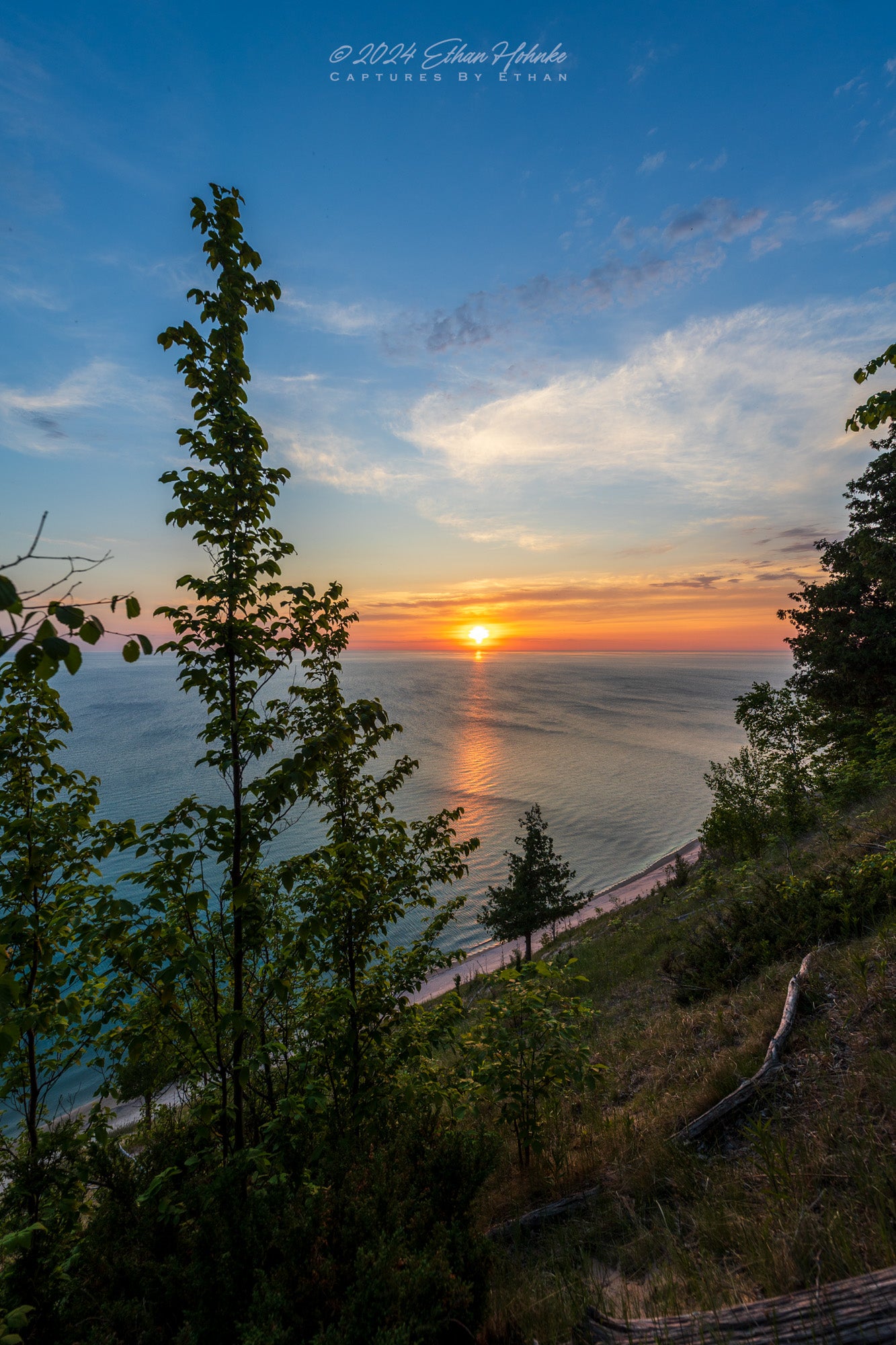 Empire Bluffs Sunset, Sleeping Bear Dunes (Portrait Orientation)