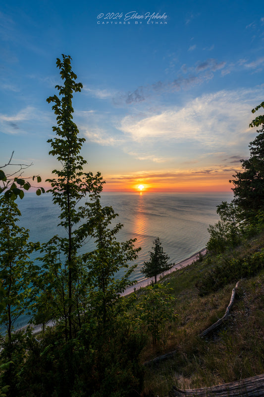 Empire Bluffs Sunset, Sleeping Bear Dunes (Portrait Orientation)