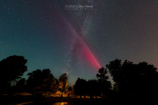 S.T.E.V.E. Meets the Milky Way Over Leland