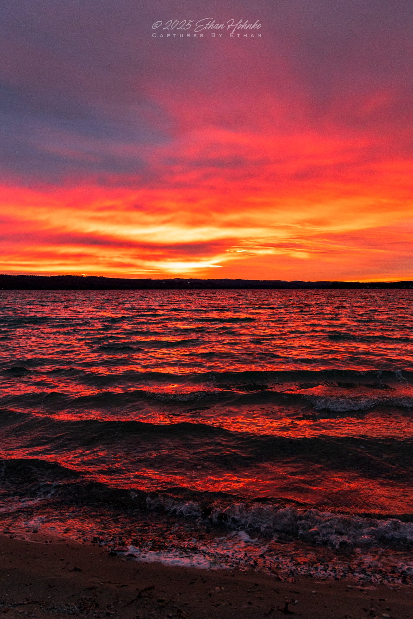 Incredible Lake Leelanau Sunrise (Portrait Orientation)