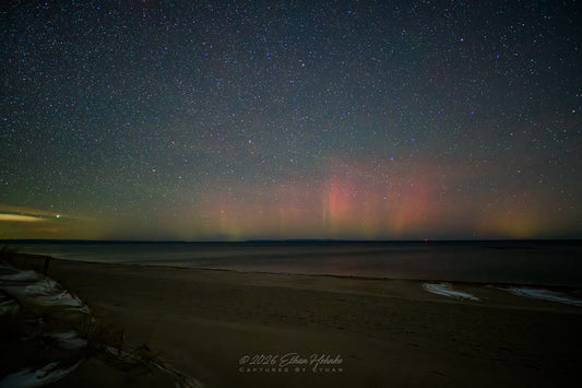 First Aurora of 2026 from Glen Haven